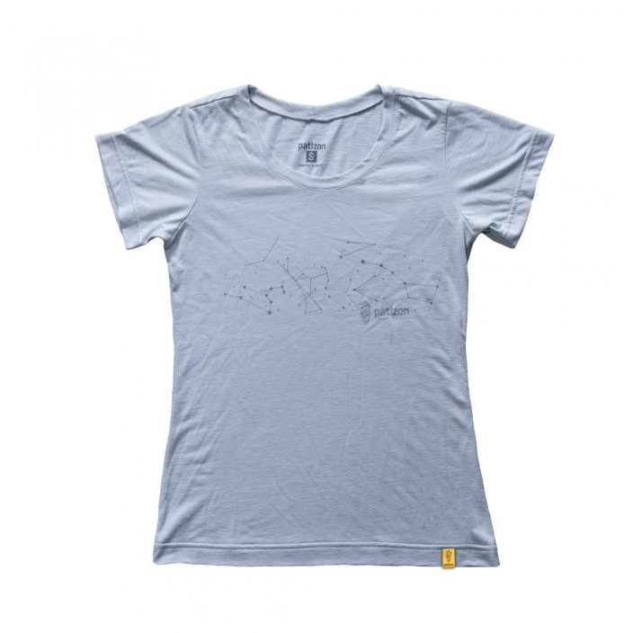 Patizon Merino T-shirt Lady - VÝBĚR BARVY: Grey, VELIKOST: S