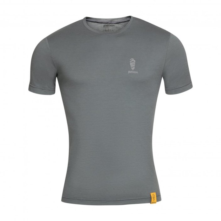 Patizon Merino T-shirt Man - VÝBĚR BARVY: Chestnut, VELIKOST: S