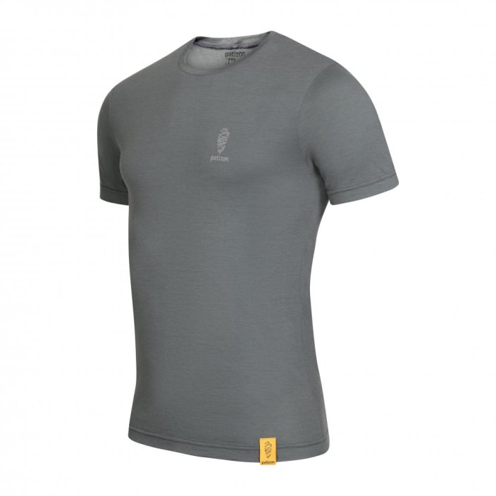 Patizon Merino T-shirt Man - VÝBĚR BARVY: Chestnut, VELIKOST: S