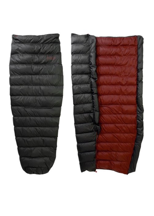 Patizon Multi Quilt 250 - COLOUR: Jet Black / Fired Brick, SIZE: M (for heights 171 - 185 cm)