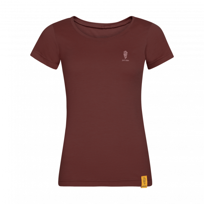 Patizon Merino T-shirt Lady - COLOUR: Chestnut, SIZE: M
