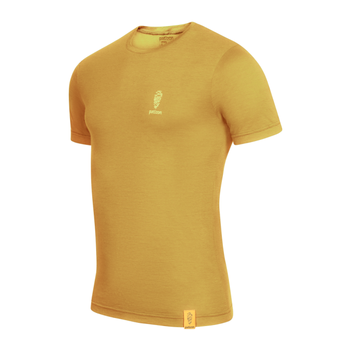 Patizon Merino T-shirt Man - FARBE: Gun metal, GRÖSSE: S