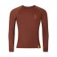 Patizon Merino T-Shirt LS Man - COLOUR: Chestnut, SIZE: S